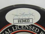 Clark Gillies Signed Auto Autograph Islanders Logo Hockey Puck w/ Insc JSA UU34633