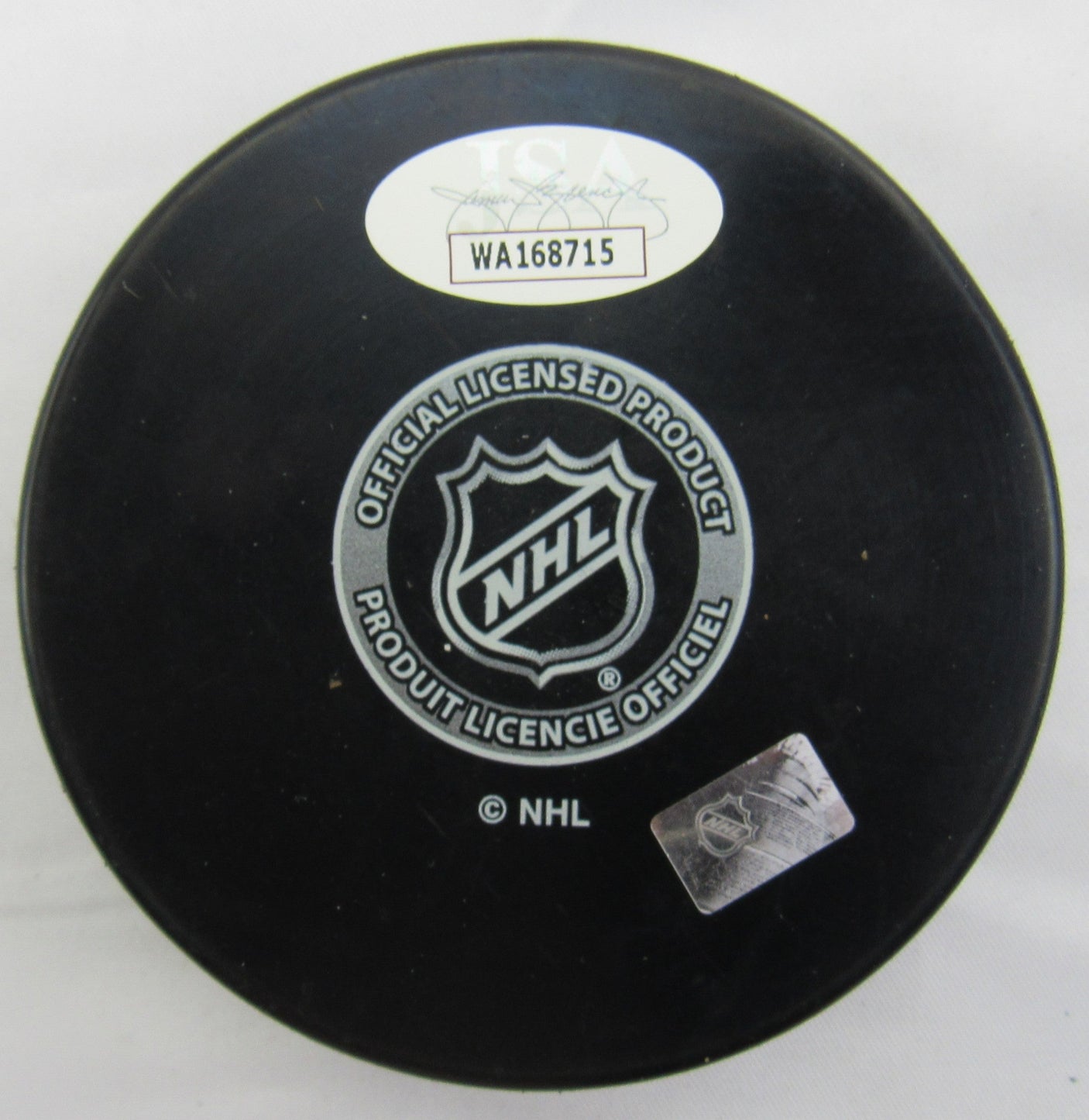 Bryan Trottier Signed Auto Autograph Islanders Logo Hockey Puck w/ Insc JSA WA168715
