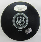 Bryan Trottier Signed Auto Autograph Islanders Logo Hockey Puck w/ Insc JSA WA168715