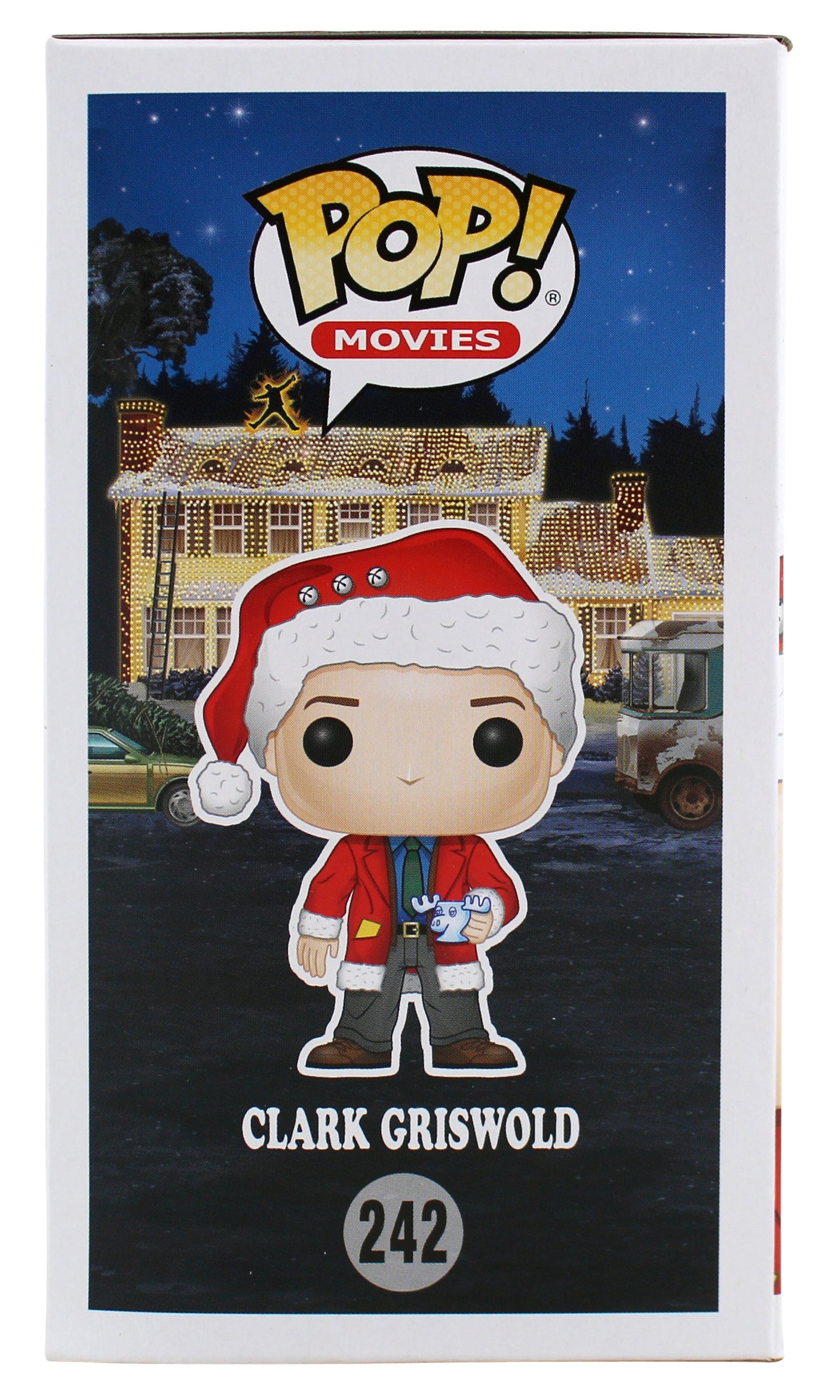 Chevy Chase Christmas Vacation Clark Signed Funko Pop Vinyl Figure BAS #WD24648