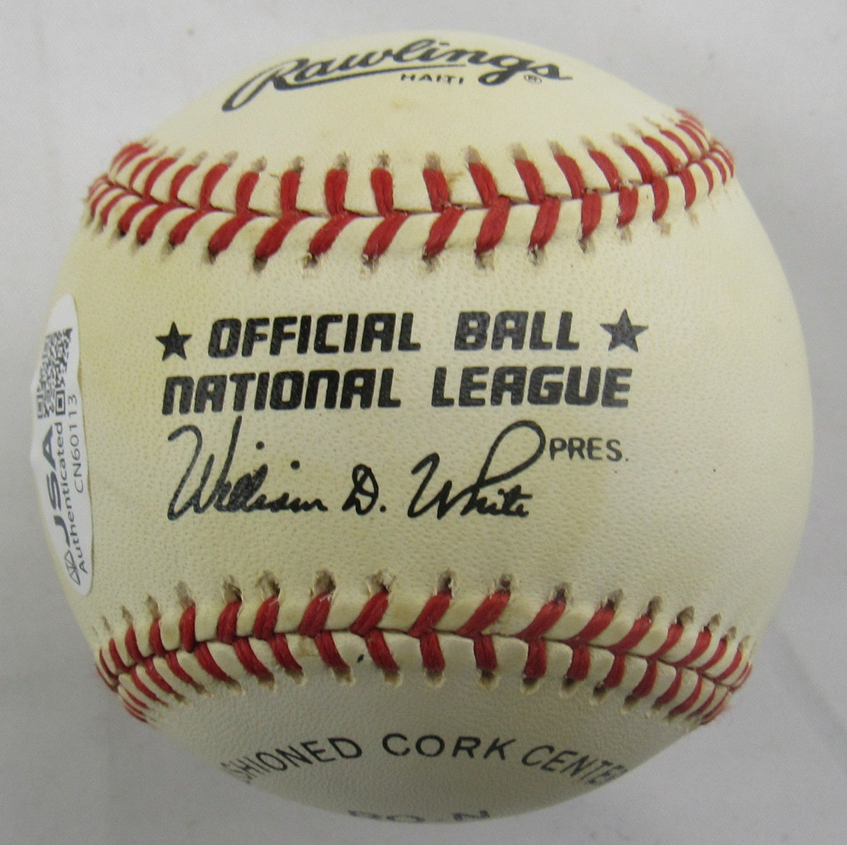 Lou Brock Signed Auto Rawlings Baseball JSA CN60113