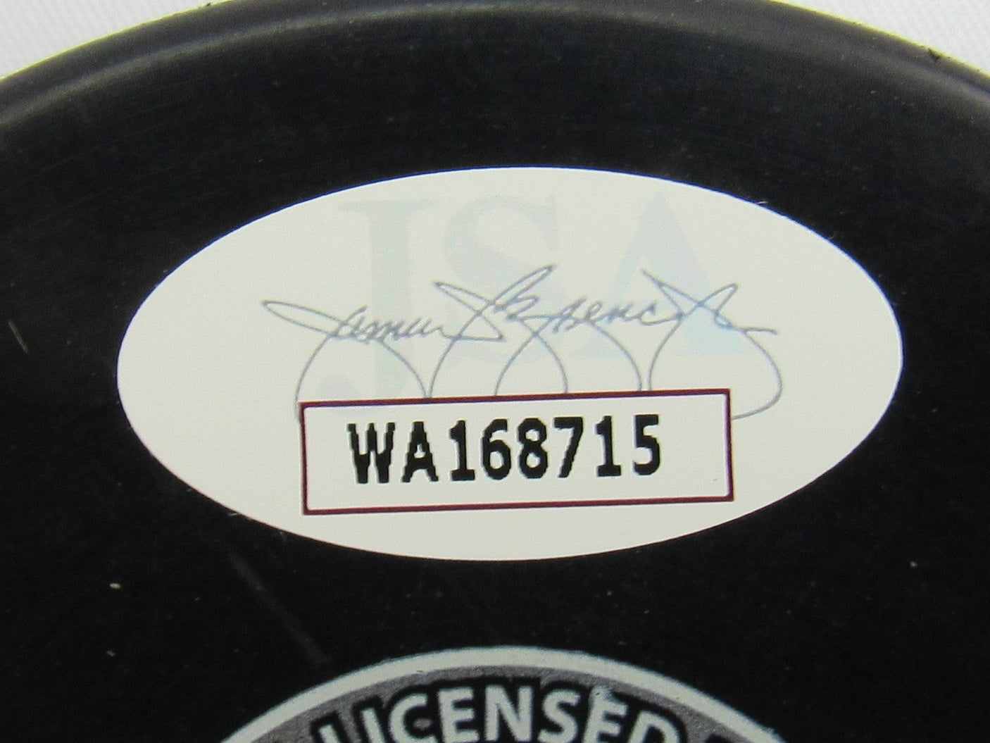 Bryan Trottier Signed Auto Autograph Islanders Logo Hockey Puck w/ Insc JSA WA168715