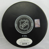 Steve Larmer Signed Auto Autograph Blackhawks Logo Hockey Puck w/ Insc JSA AG87056
