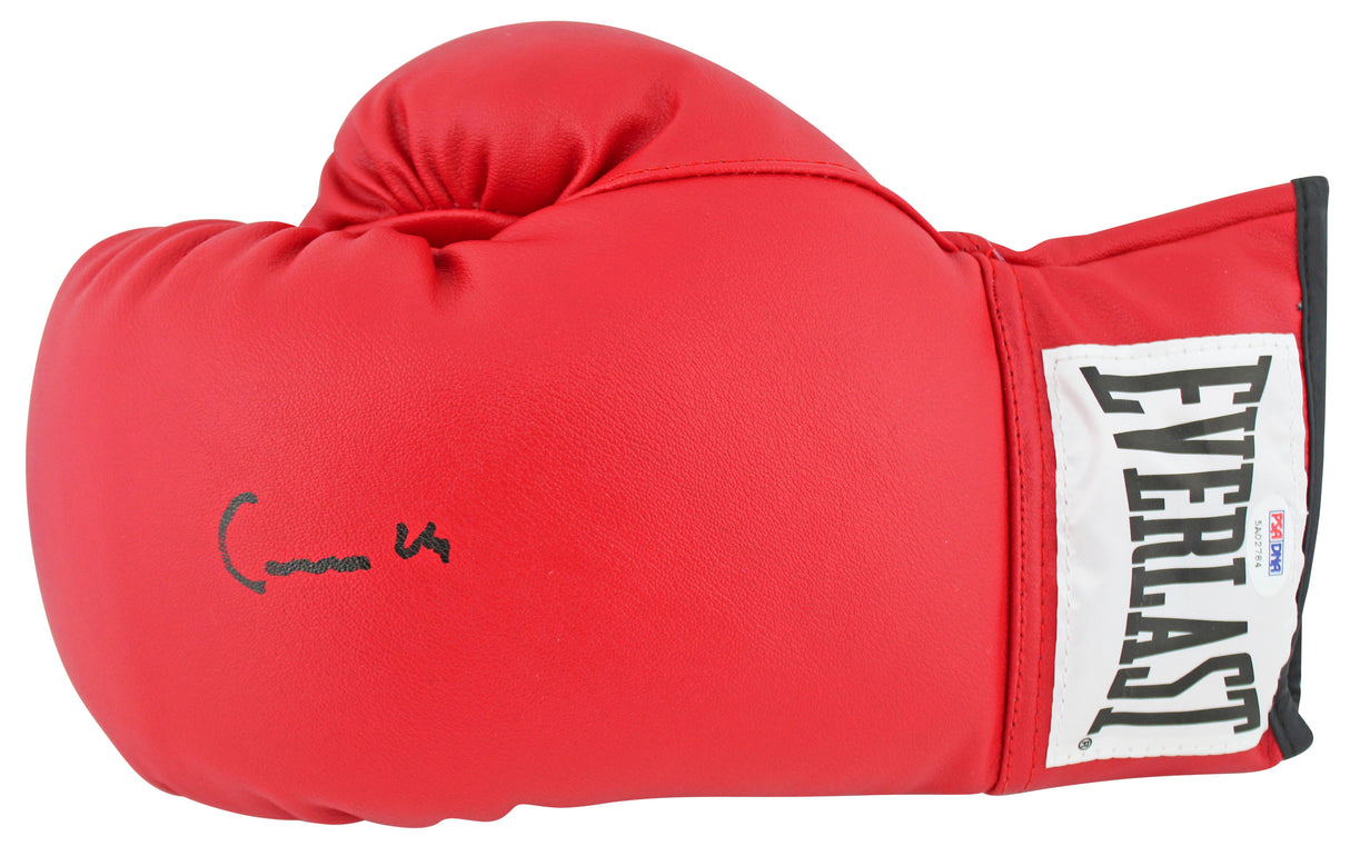 Muhammad Ali "Cassius Clay" Signed Red Everlast Boxing Glove PSA Itp #5A02784
