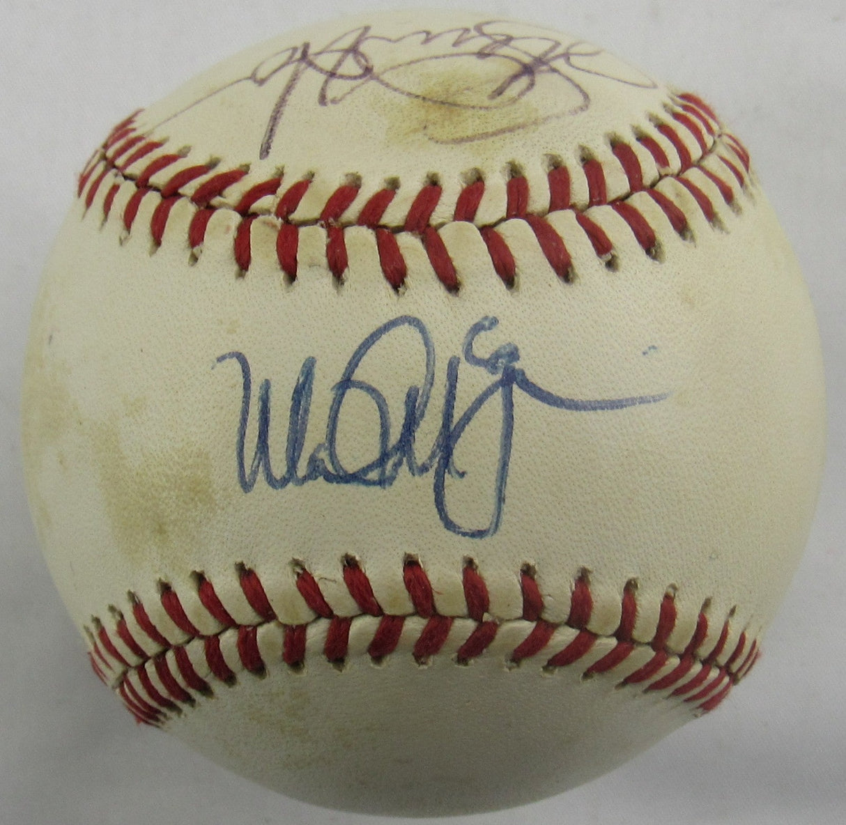 Mark McGwire Steve Howe Multi Signed Auto Rawlings Baseball JSA CN60109