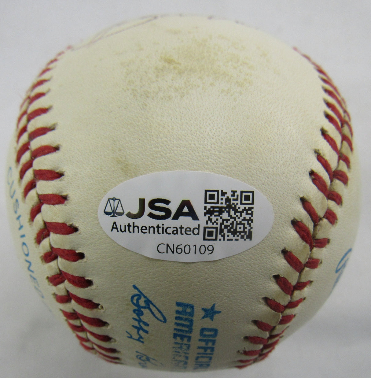 Mark McGwire Steve Howe Multi Signed Auto Rawlings Baseball JSA CN60109