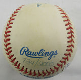 Don Larsen Yogi Berra w/4 Others - PG Yankees Ball - Multi Signed Auto Rawlings Baseball JSA CN60108