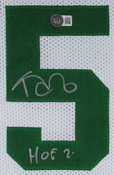 Kevin Garnett "HOF 2020" Authentic Signed White Pro Style Jersey BAS Witnessed