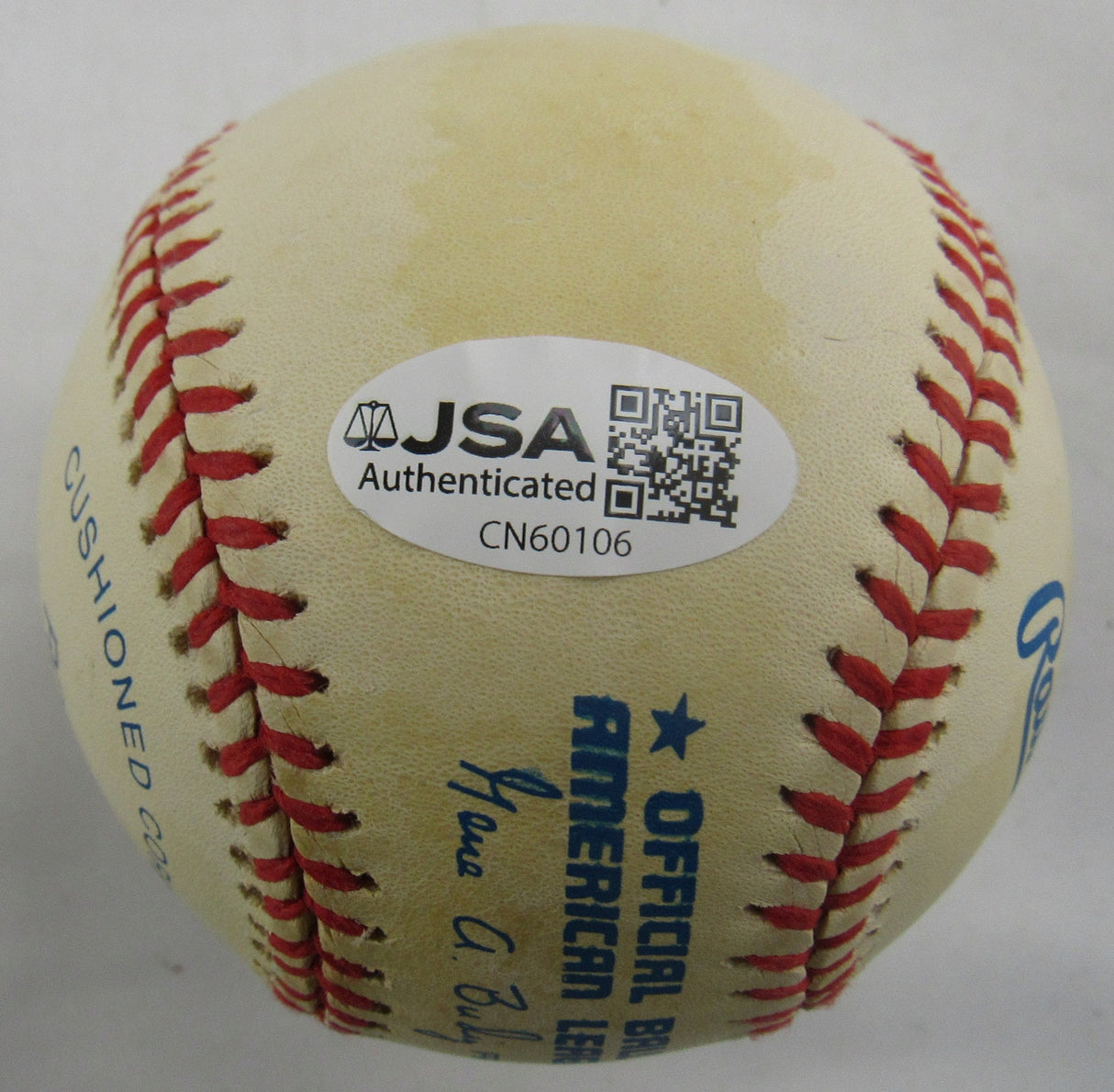 Don Larsen Signed Auto Rawlings Baseball JSA CN60106