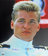 Val Kilmer Top Gun "Iceman" Authentic Signed 16x20 Photo JSA Witness #WP515841