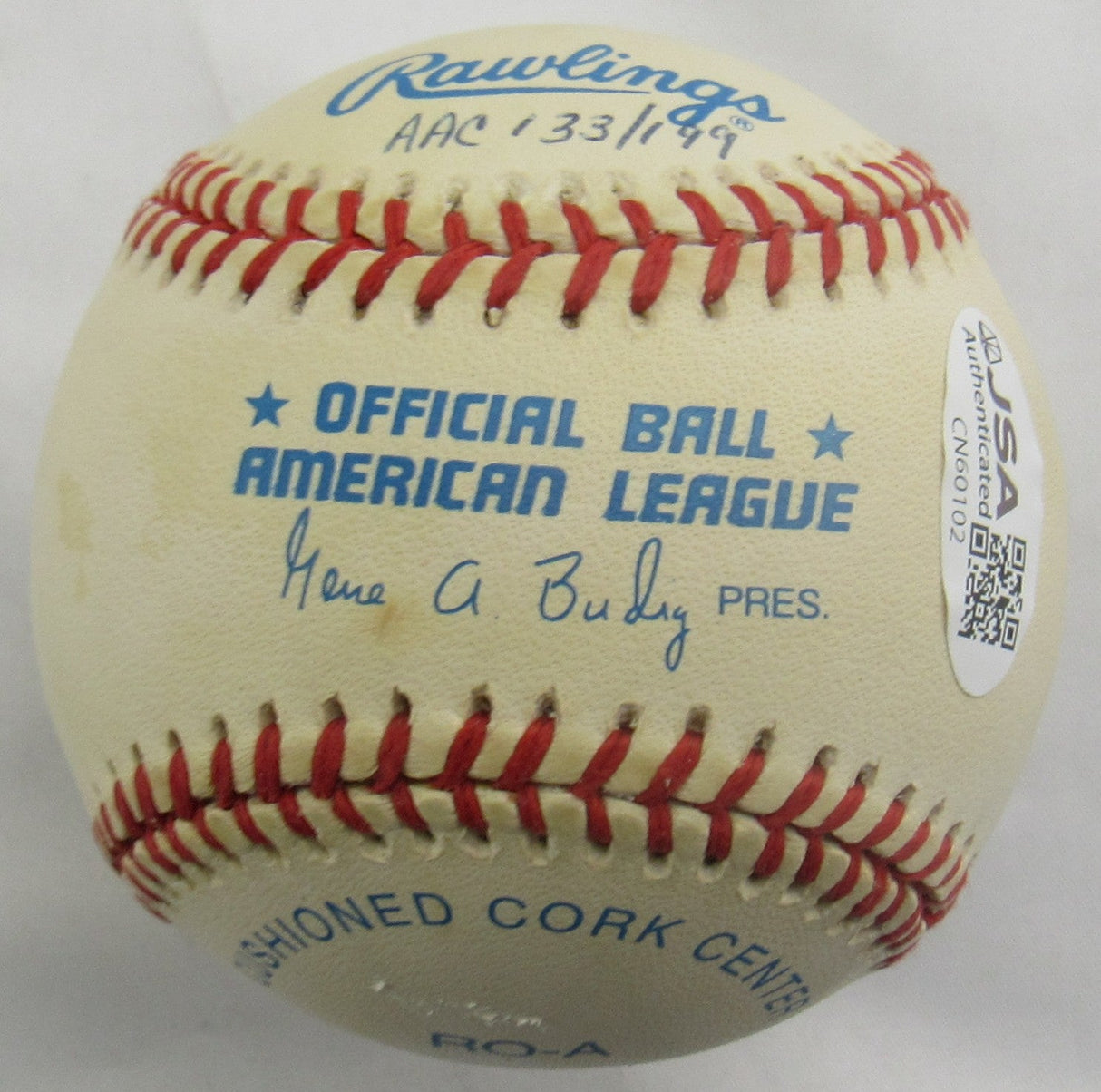 Yogi Berra Signed Auto Rawlings Baseball JSA CN60102