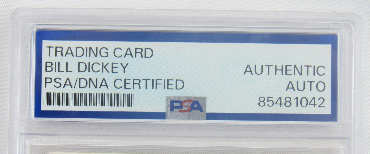 1982 Diamond Classic #23 Bill Dickey Signed Card PSA/DNA Encapsulated