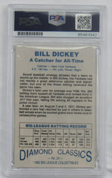 1982 Diamond Classic #23 Bill Dickey Signed Card PSA/DNA Encapsulated