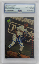 Derek Jeter Signed 1993 Classic Auto Encapsulated Baseball Card PSA/DNA