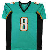 Mark Brunell Authentic Signed Teal Pro Style Jersey Autographed BAS Witnessed