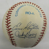 Don Larsen Yogi Berra Multi Signed 50's Stars Auto Rawlings Baseball JSA CN60101