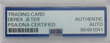Derek Jeter Signed 1993 Classic Auto Encapsulated Baseball Card PSA/DNA
