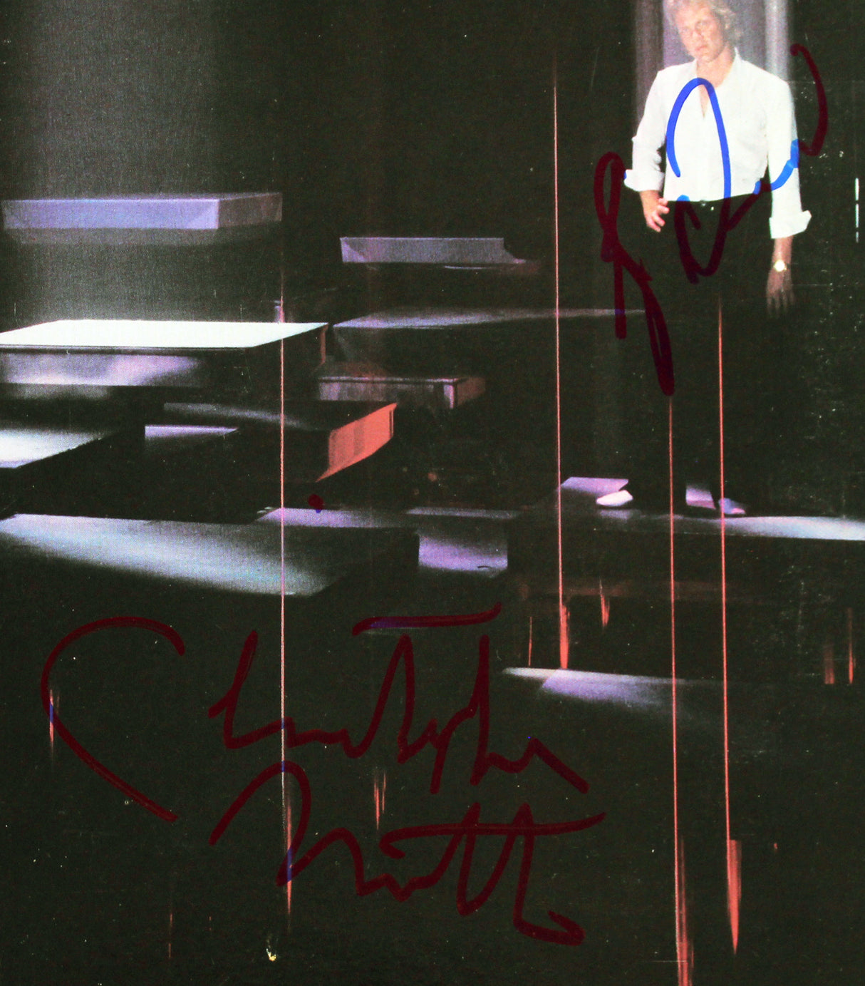 Ambrosia (3) Puerta, Drummond & North Signed Life Beyond L.A. Album Cover BAS