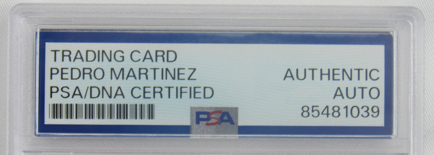 Pedro Martinez 1993 Upper Deck Signed Auto Encapsulated Baseball Card PSA/DNA