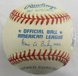 Don Larsen and David Wells +1 Multi Signed Auto Rawlings Baseball JSA CN60099