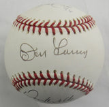 Don Larsen David Cone David Wells Signed Auto Rawlings Baseball JSA CN60097