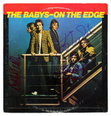 The Babys (3) Waite, Brock & Stocker Signed On The Edge Album Cover BAS #AB77811