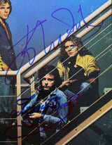 The Babys (3) Waite, Brock & Stocker Signed On The Edge Album Cover BAS #AB77811