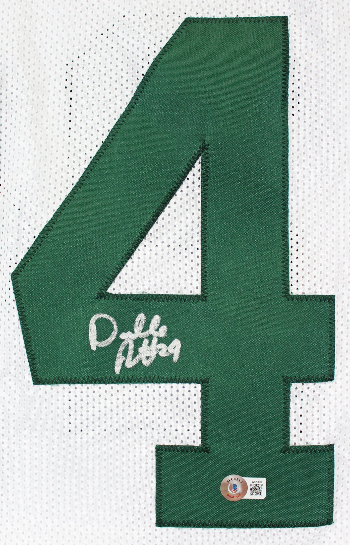 Darrelle Revis Authentic Signed White Pro Style Jersey Autographed BAS Witnessed