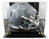 Cowboys Micah Parsons Signed Slate Full Size Speed Proline Helmet W/ Case Fan