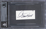 Clint Eastwood Unforgiven Authentic Signed 1.5x3 Cut Signature BAS Slabbed