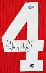 Charles Haley Authentic Signed Red Pro Style Jersey Autographed BAS Witnessed