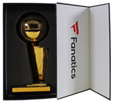 Lakers Shaquille O'Neal Signed 12" Replica Larry O'Brien Trophy BAS #T21651