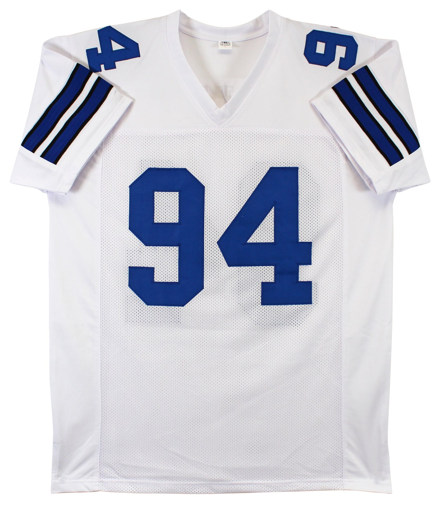 Charles Haley Authentic Signed White Pro Style Jersey Autographed BAS Witnessed