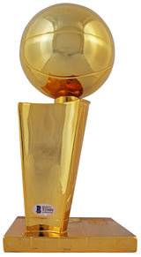 Lakers Shaquille O'Neal Signed 12" Replica Larry O'Brien Trophy BAS #T21651
