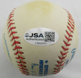 Don Larsen Signed Auto Rawlings Baseball JSA CN60093