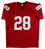 Oklahoma Adrian Peterson Authentic Signed Maroon Pro Style Jersey BAS Witnessed