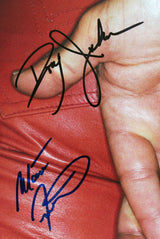 Loverboy (3) Dean, Johnson & Frenette Signed Get Lucky Album Cover BAS #AB77891