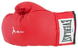 Muhammad Ali Signed Red Everlast Boxing Glove Auto Graded 10! PSA Itp #4A54291