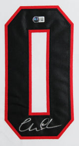 Chevy Chase Christmas Vacation Signed White Santa Clark Framed Jersey BAS Wit 2