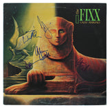 The Fixx (5) Curnin, Woods, Greenall, West-Oram & Brown Signed Album Cover BAS