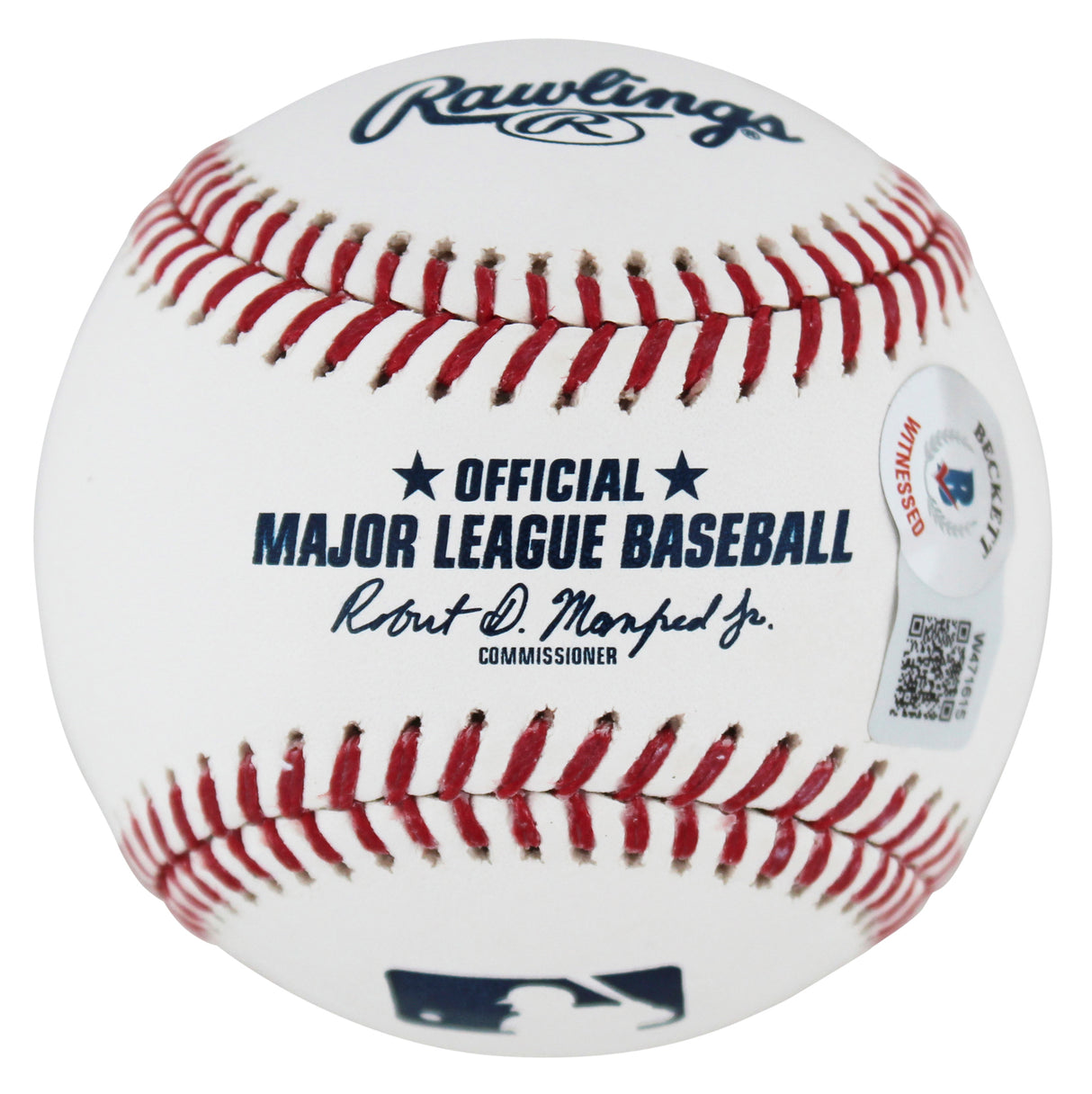 Royals Salvador Johan Perez DIaz Full Name Signed Oml Baseball BAS Witnessed