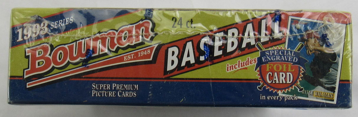 1993 Bowman Sealed 24ct Baseball Wax Box