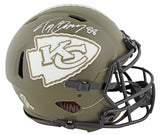 Chiefs Tony Gonzalez Signed STS Full Size Speed Proline Helmet W/ Case BAS Wit