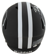 Wisconsin T.J. Watt Mega Watt Signed Eclipse Full Size Speed Proline Helmet BAS