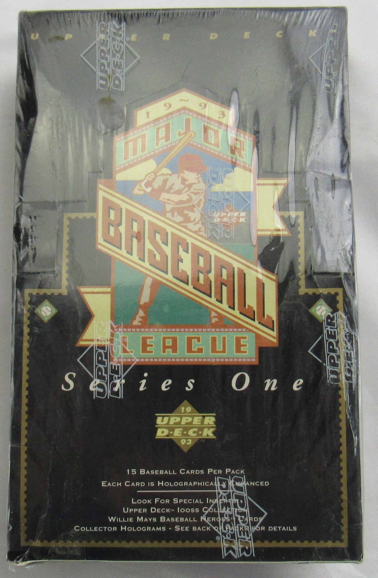 1993 Upper Deck Series One Sealed 36ct Baseball Wax Box