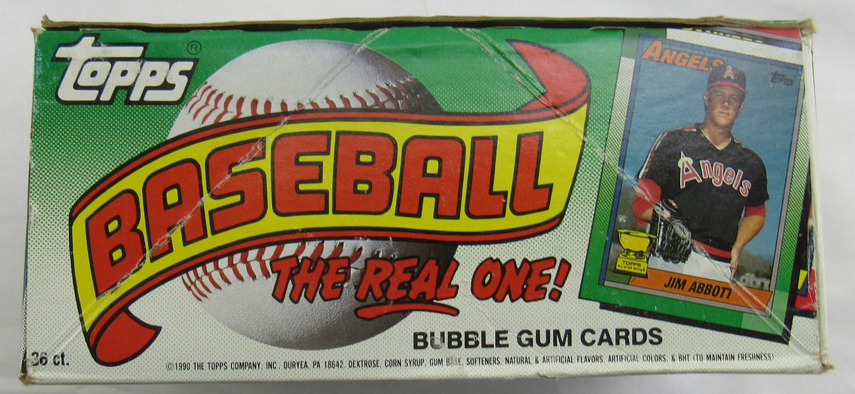 1990 Topps 36ct Baseball Wax Box