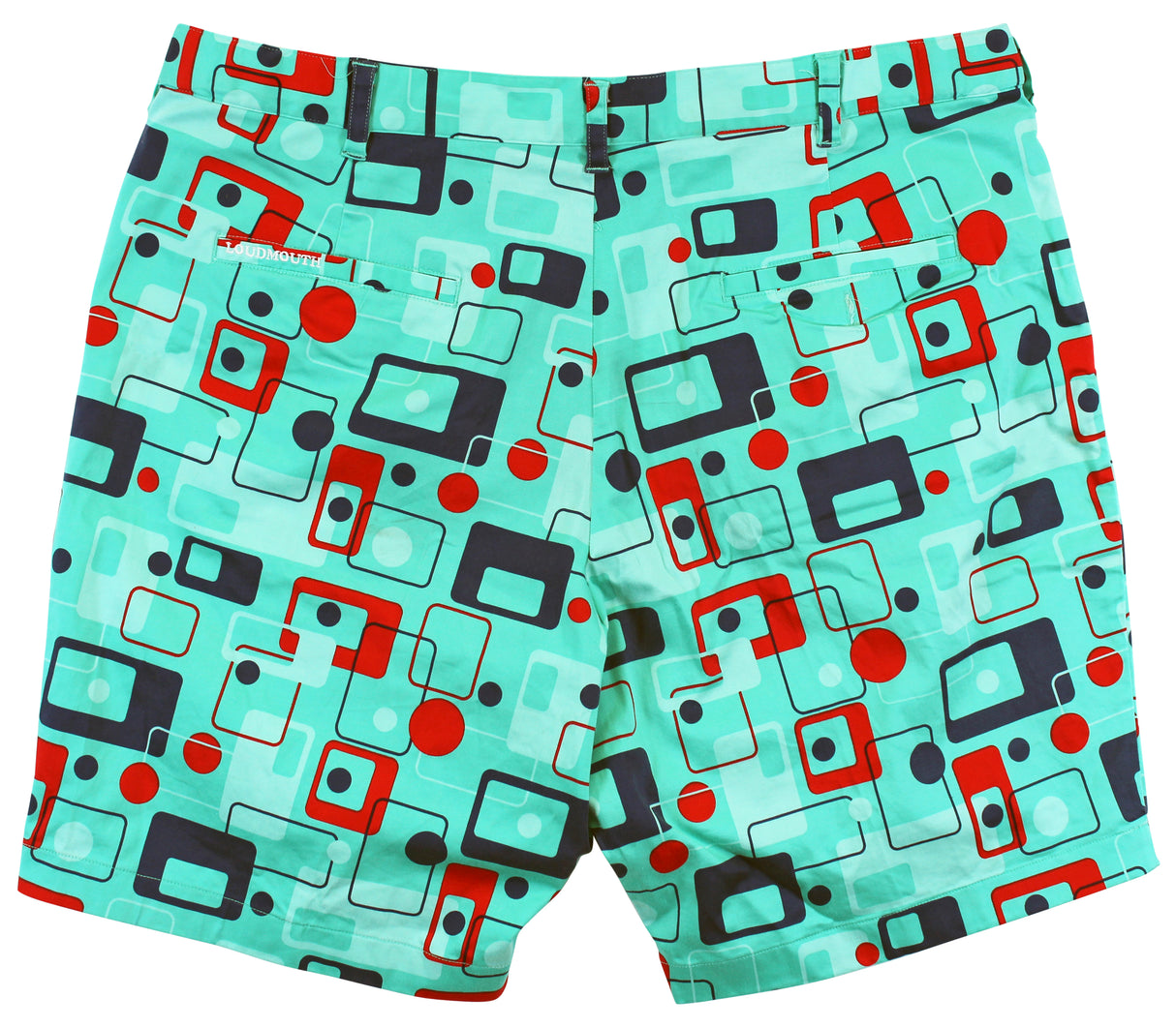 John Daly Authentic Signed Match Worn Teal Loudmouth Golf Shorts BAS #BH00375
