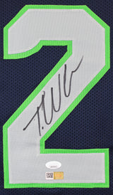 Tariq Woolen Authentic Signed Navy Blue Pro Style Jersey Autographed JSA Witness
