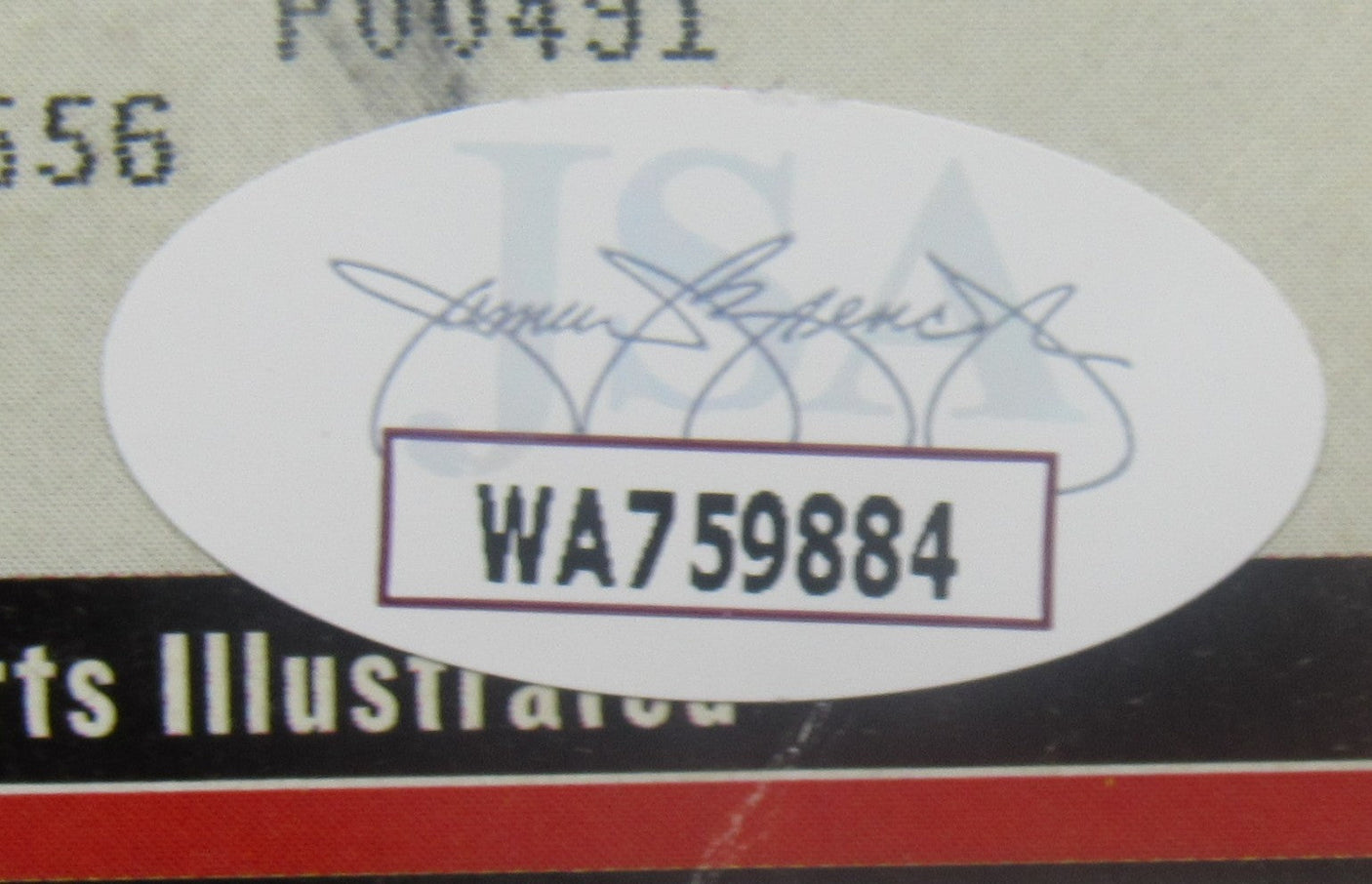 Michael Vick Signed Auto Autograph Sports Illustrated Magazine JSA WA759884