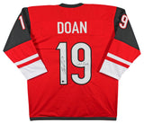 Shane Doan "Captain Coyote" Authentic Signed Red Pro Style Jersey BAS Witnessed